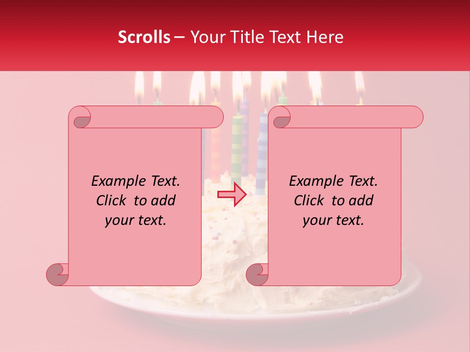 Yellow Object Celebrate PowerPoint Template