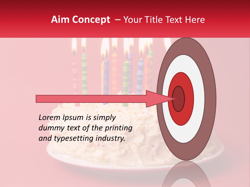 Yellow Object Celebrate PowerPoint Template