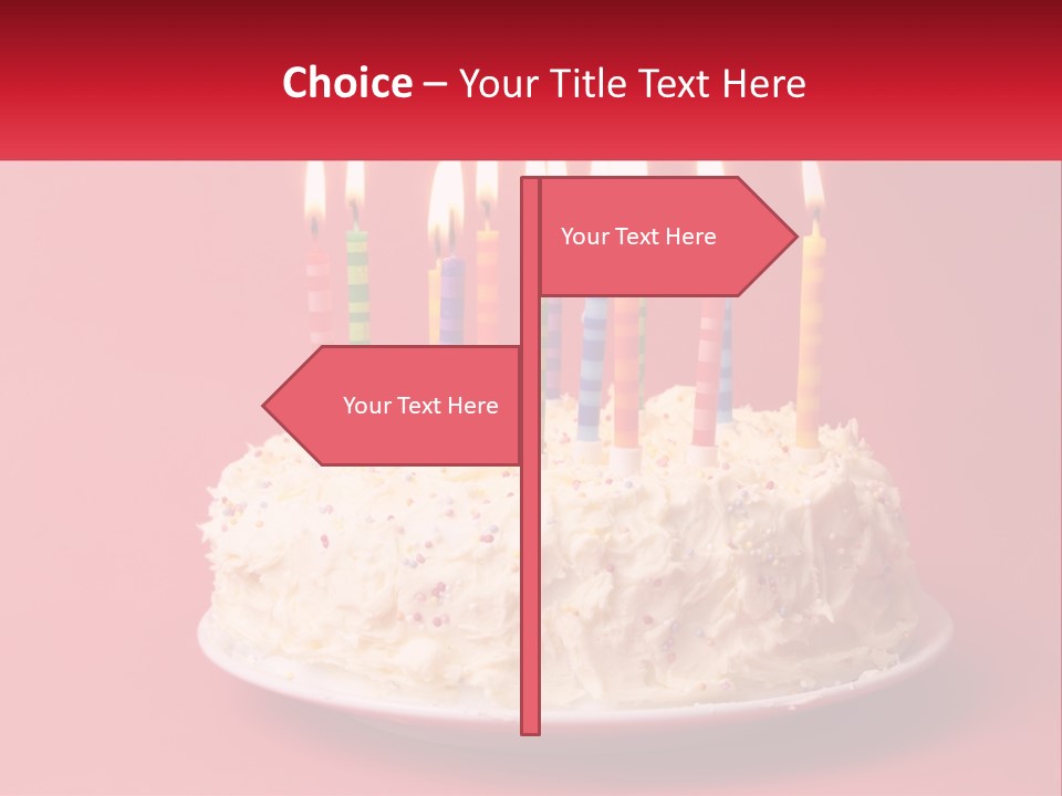 Yellow Object Celebrate PowerPoint Template