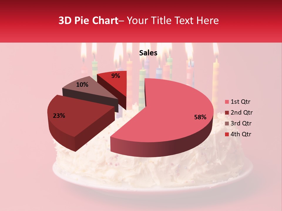 Yellow Object Celebrate PowerPoint Template