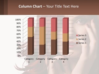 Caucasian Style Makeup PowerPoint Template