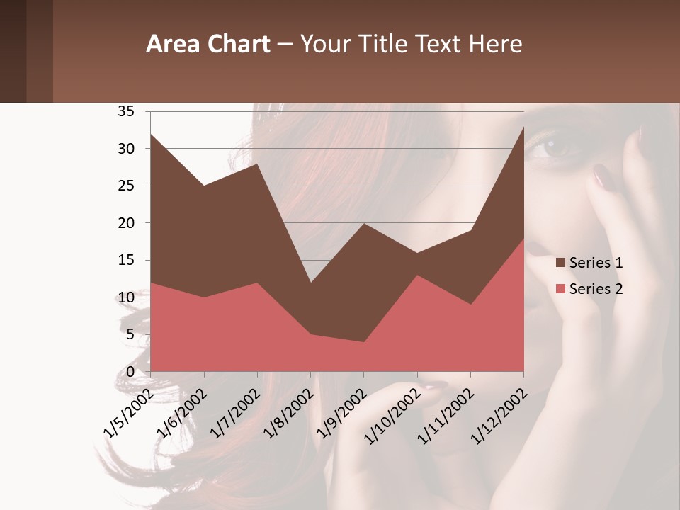 Caucasian Style Makeup PowerPoint Template