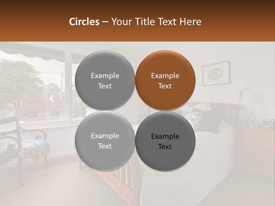 Residential Glass Couch PowerPoint Template