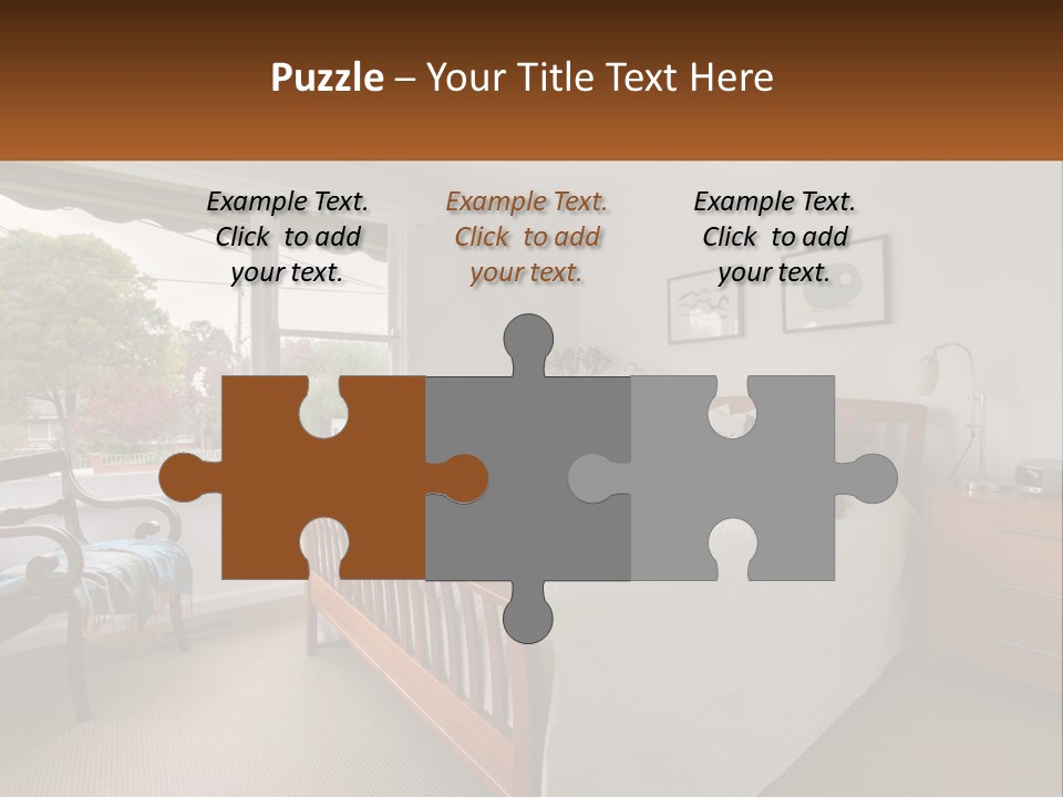 Residential Glass Couch PowerPoint Template