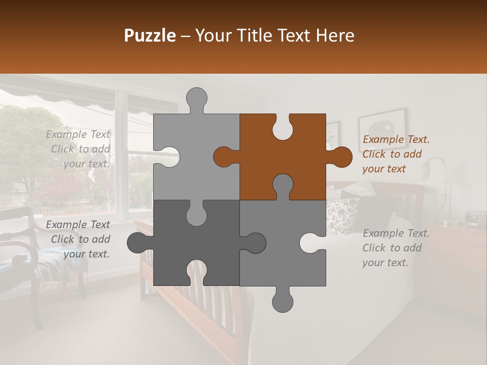 Residential Glass Couch PowerPoint Template