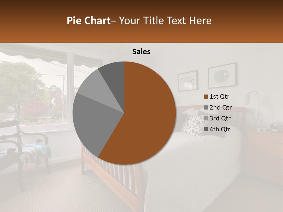 Residential Glass Couch PowerPoint Template