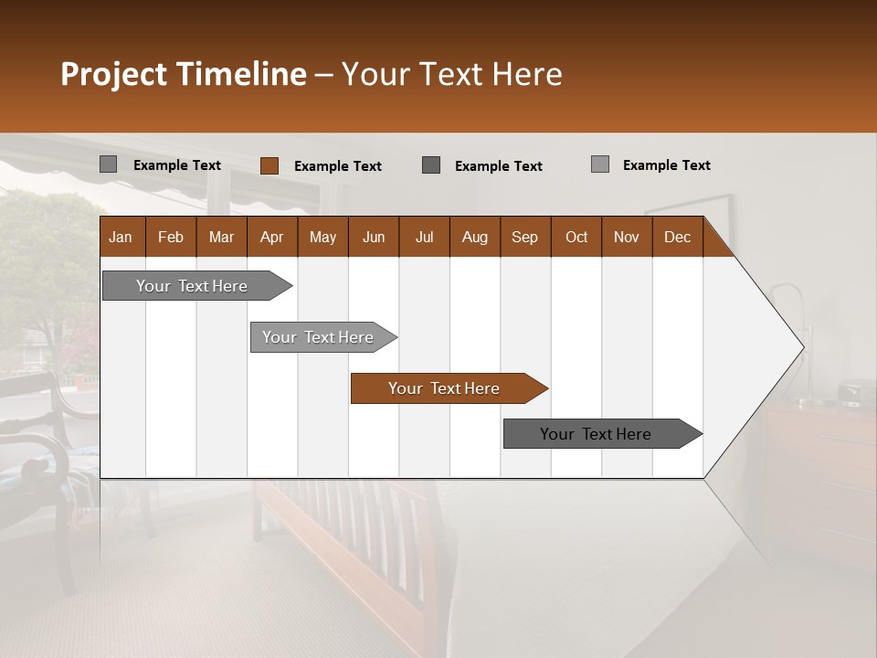 Residential Glass Couch PowerPoint Template