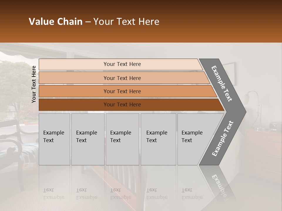 Residential Glass Couch PowerPoint Template