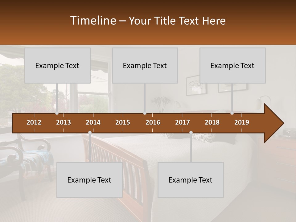 Residential Glass Couch PowerPoint Template
