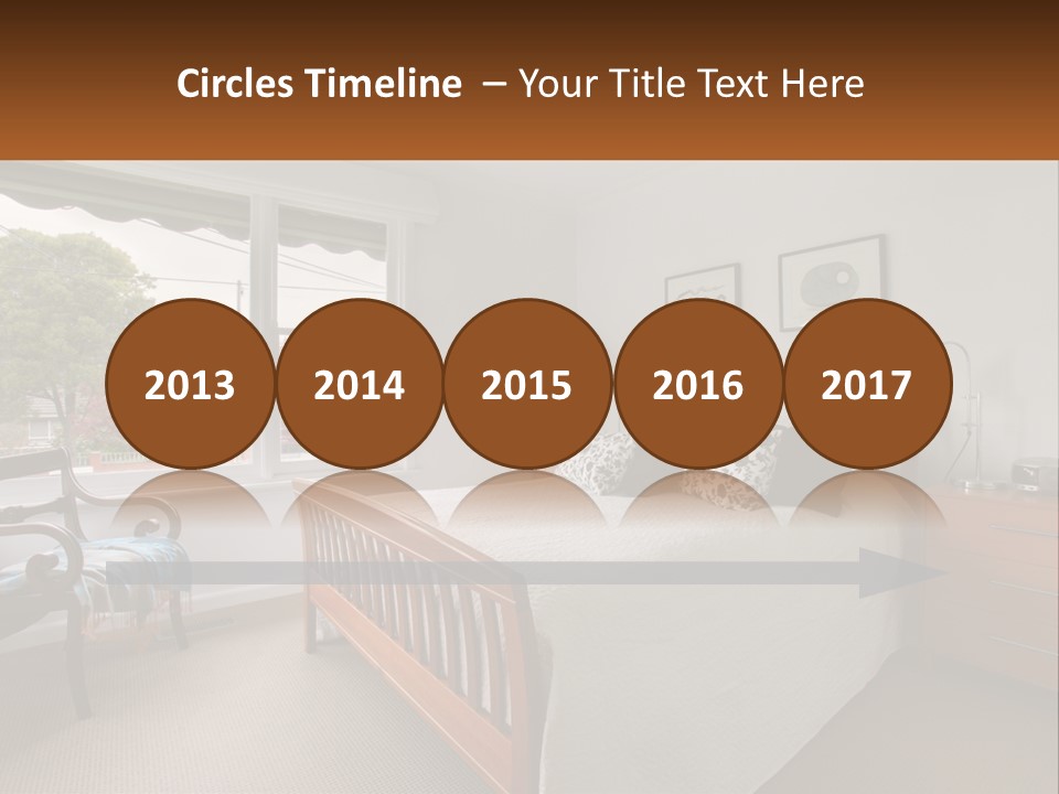 Residential Glass Couch PowerPoint Template