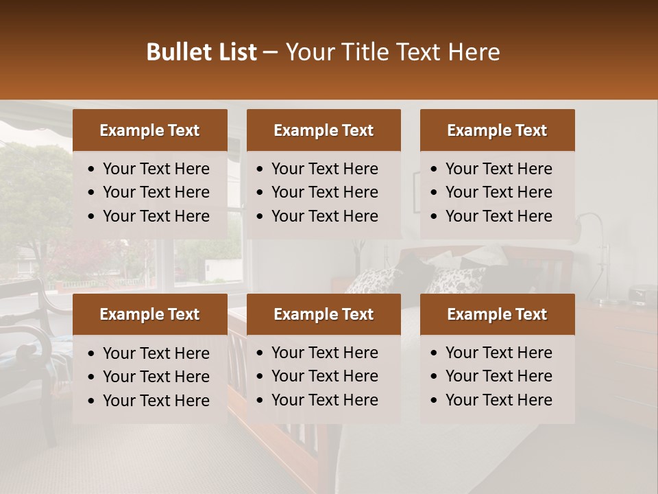 Residential Glass Couch PowerPoint Template