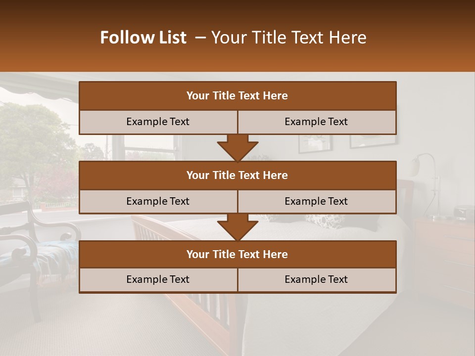 Residential Glass Couch PowerPoint Template