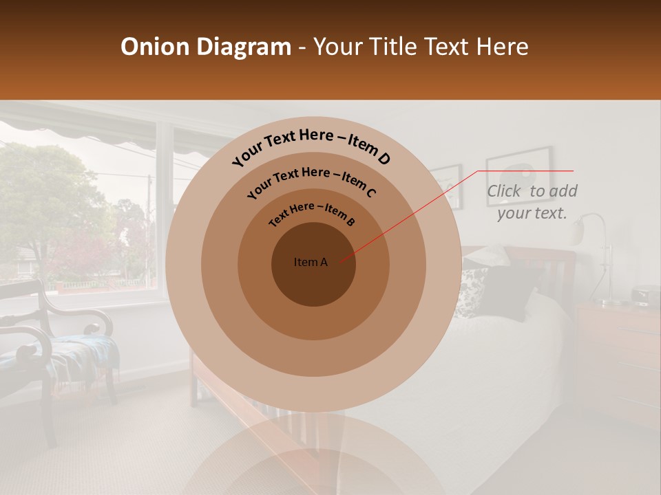 Residential Glass Couch PowerPoint Template