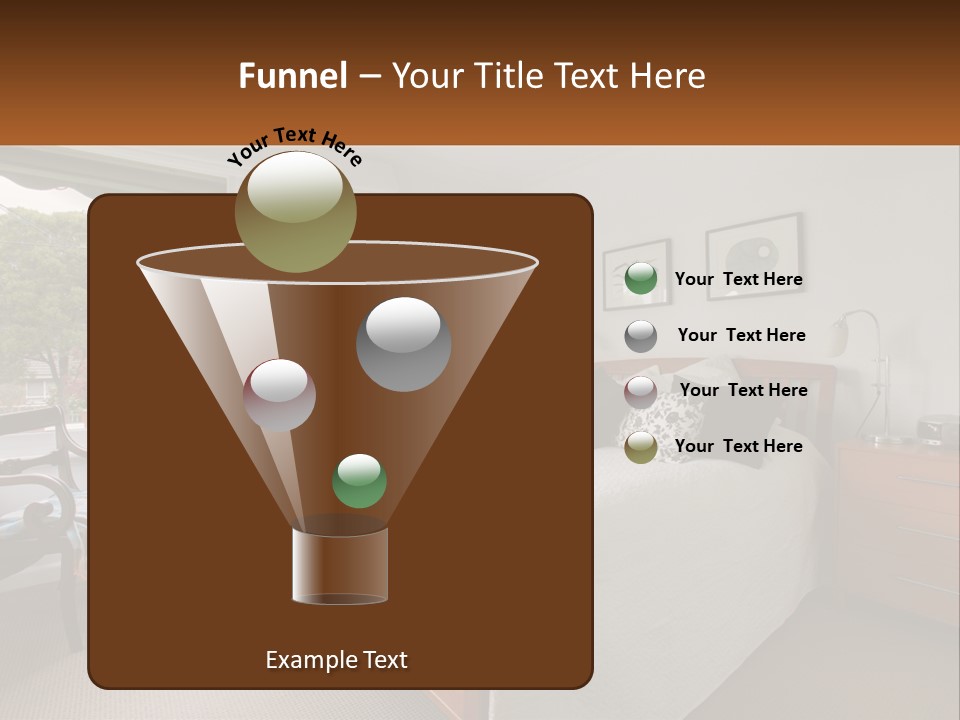 Residential Glass Couch PowerPoint Template
