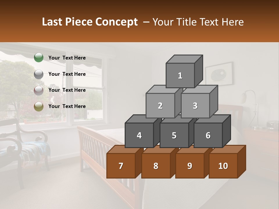 Residential Glass Couch PowerPoint Template
