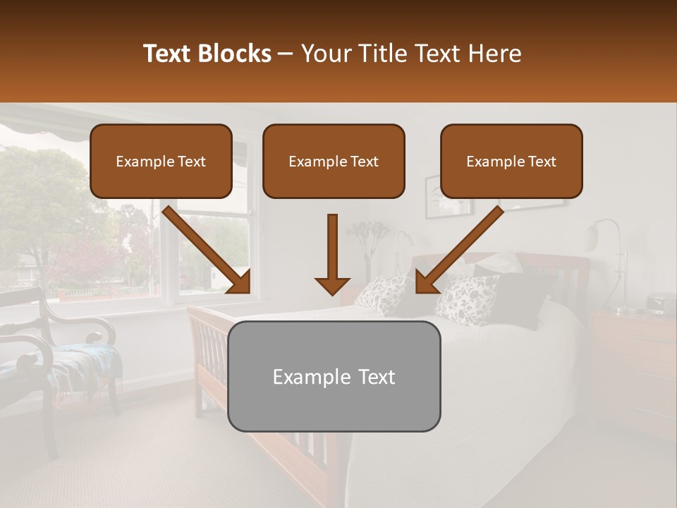Residential Glass Couch PowerPoint Template