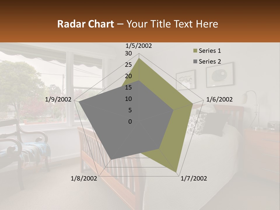 Residential Glass Couch PowerPoint Template
