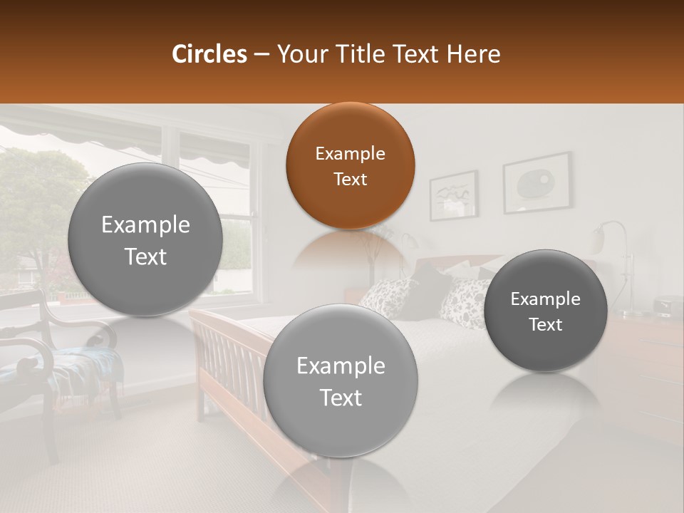 Residential Glass Couch PowerPoint Template