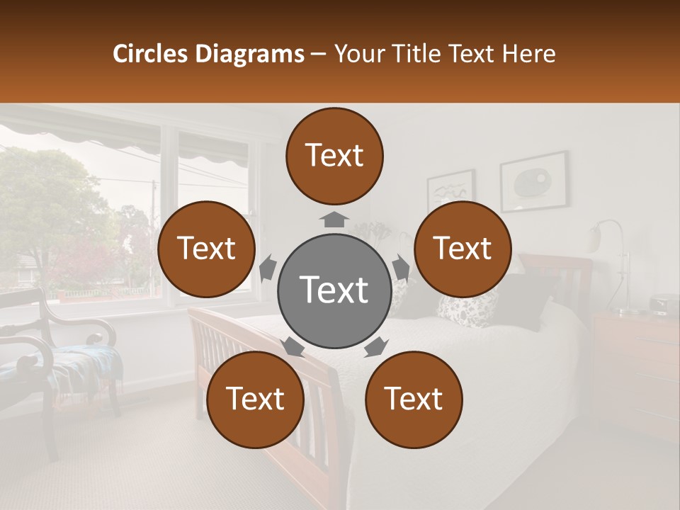 Residential Glass Couch PowerPoint Template