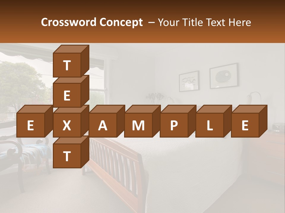 Residential Glass Couch PowerPoint Template