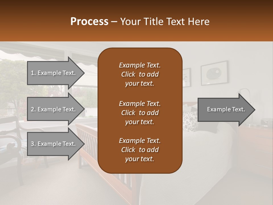Residential Glass Couch PowerPoint Template