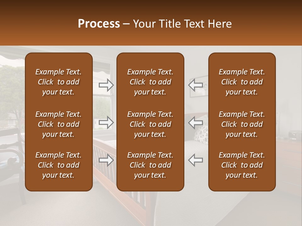 Residential Glass Couch PowerPoint Template