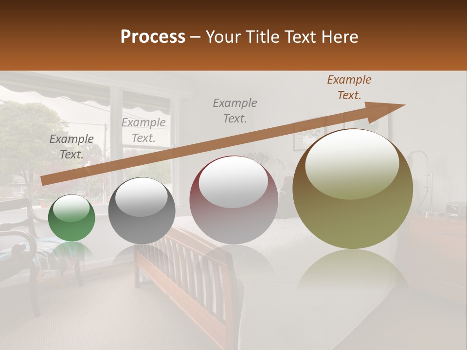 Residential Glass Couch PowerPoint Template