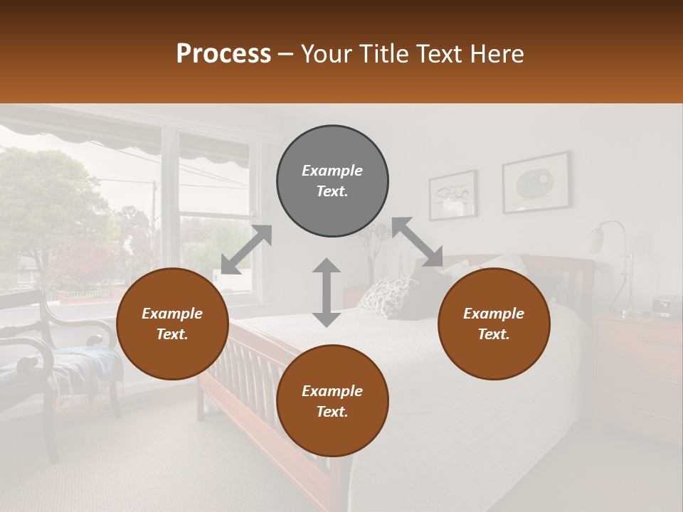 Residential Glass Couch PowerPoint Template