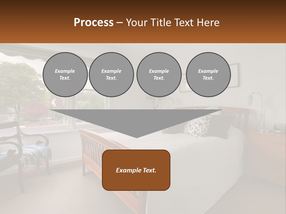 Residential Glass Couch PowerPoint Template