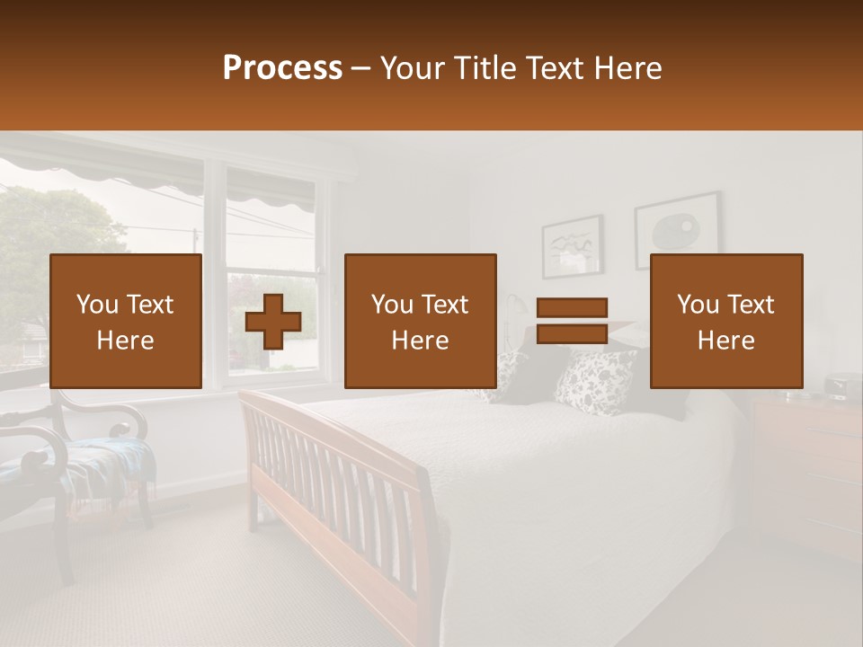 Residential Glass Couch PowerPoint Template