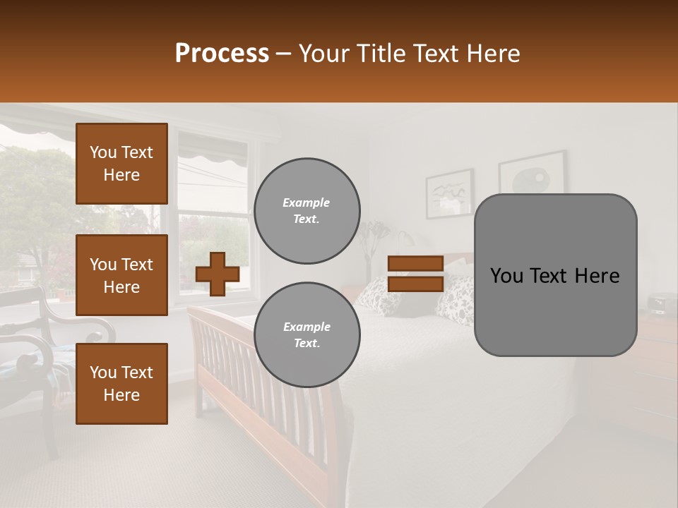 Residential Glass Couch PowerPoint Template