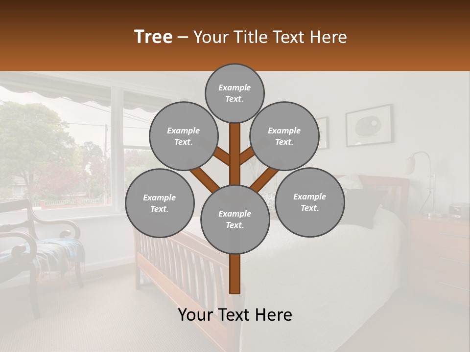 Residential Glass Couch PowerPoint Template