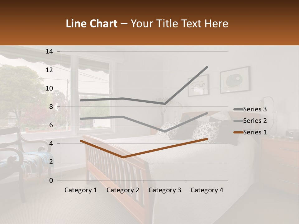 Residential Glass Couch PowerPoint Template