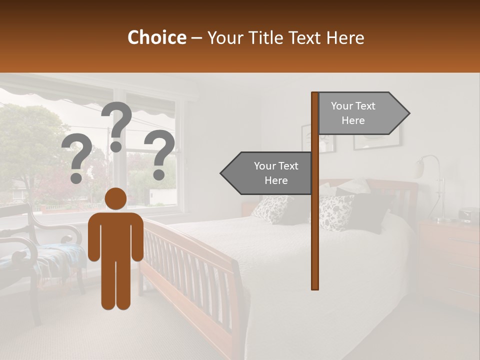 Residential Glass Couch PowerPoint Template