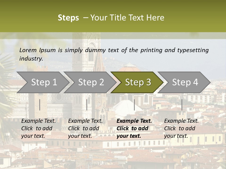 Florence Landscape History PowerPoint Template