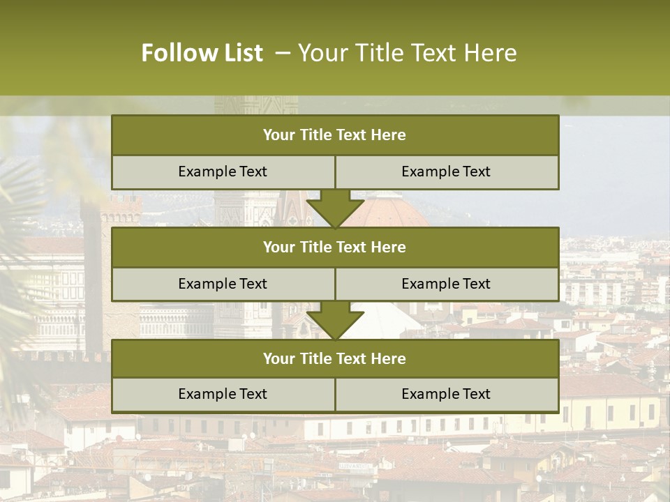 Florence Landscape History PowerPoint Template