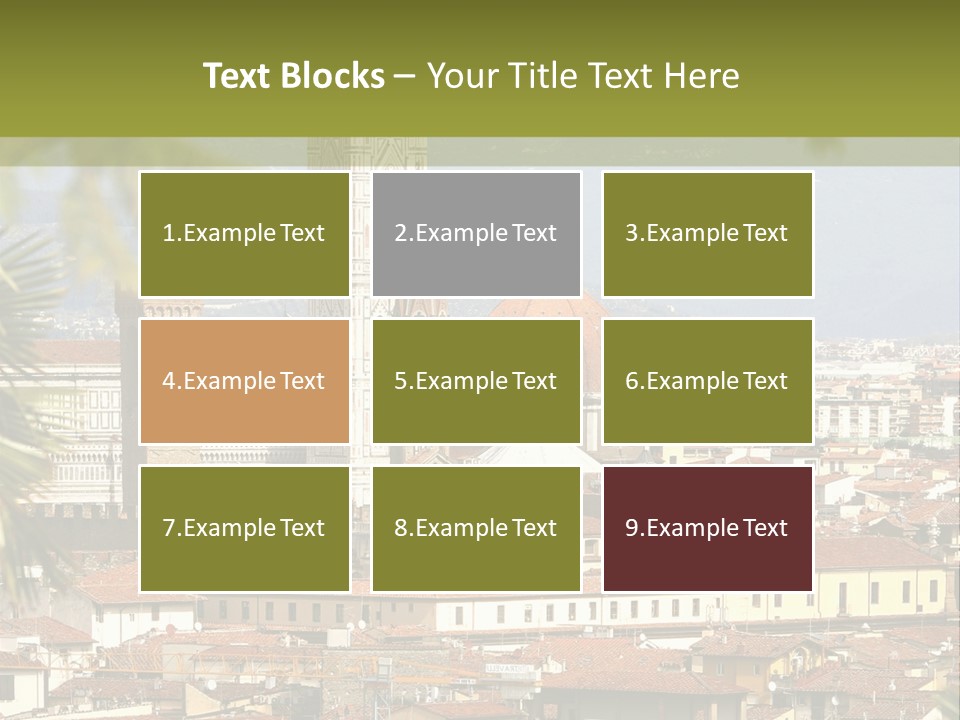 Florence Landscape History PowerPoint Template