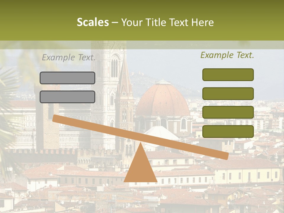 Florence Landscape History PowerPoint Template