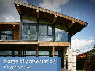Life Perspective Exterior PowerPoint Template