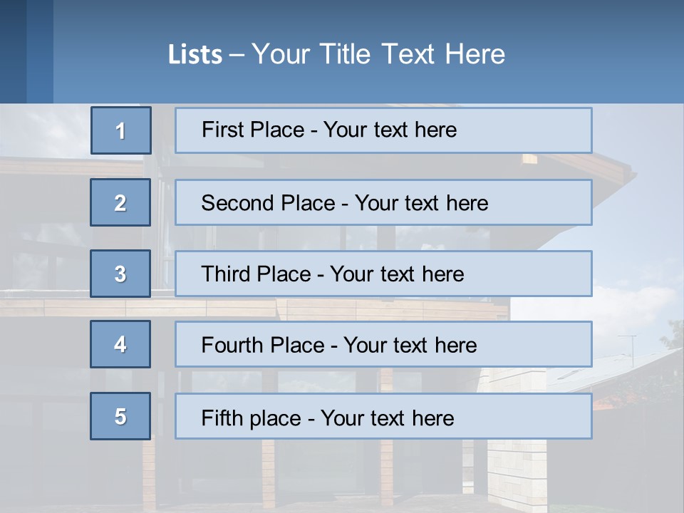 Life Perspective Exterior PowerPoint Template