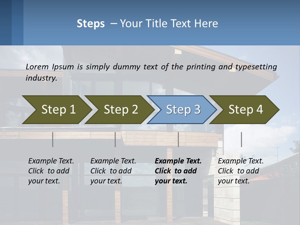Life Perspective Exterior PowerPoint Template