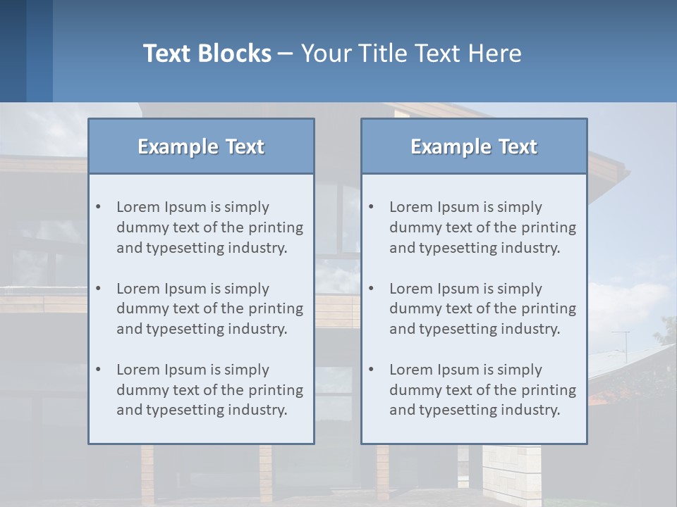Life Perspective Exterior PowerPoint Template