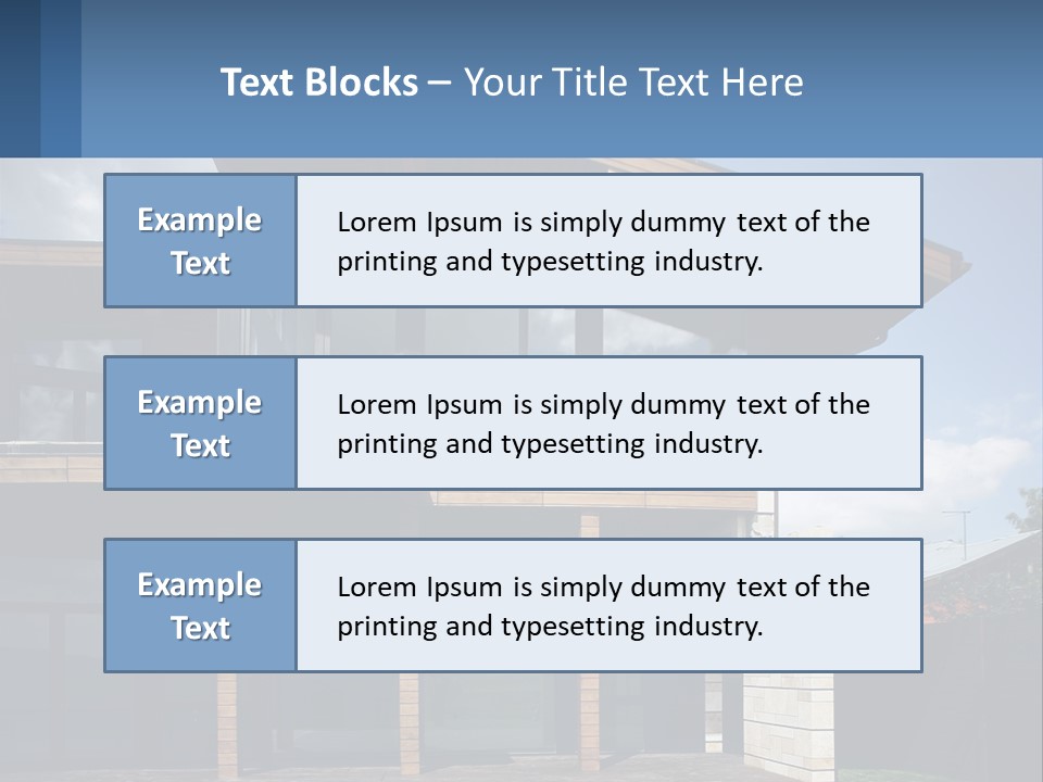 Life Perspective Exterior PowerPoint Template