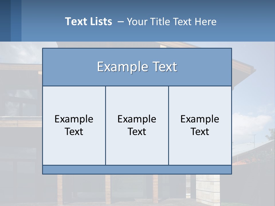 Life Perspective Exterior PowerPoint Template