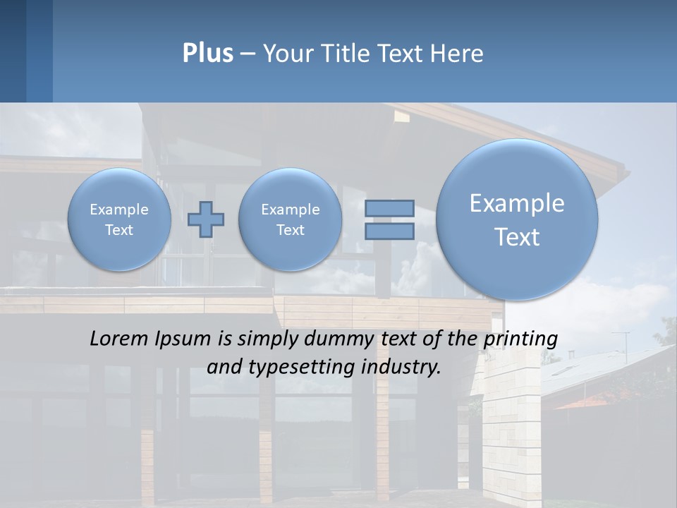 Life Perspective Exterior PowerPoint Template