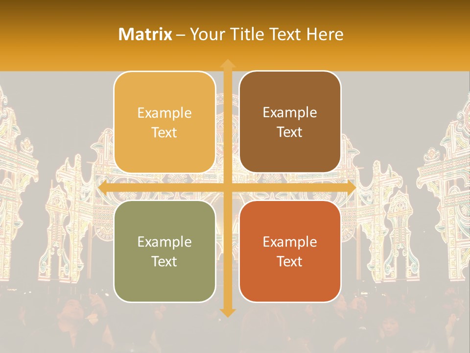 Art Festival Of Lights Location PowerPoint Template