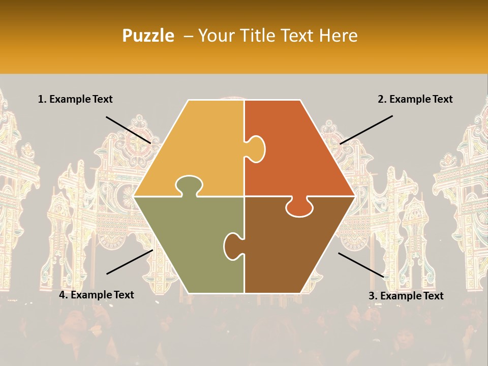 Art Festival Of Lights Location PowerPoint Template