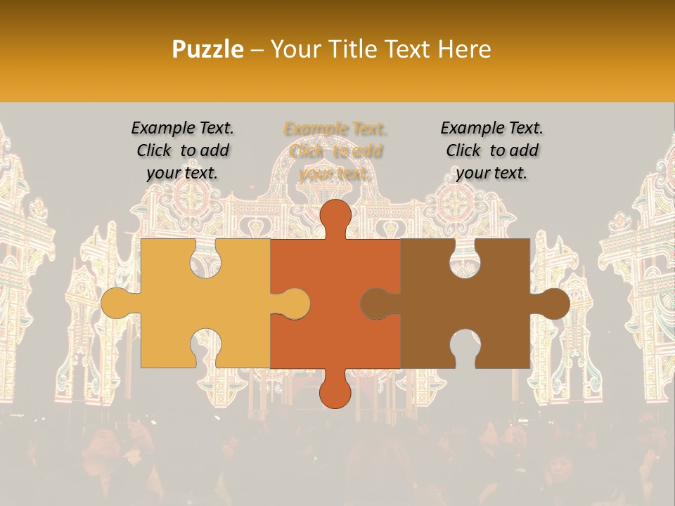 Art Festival Of Lights Location PowerPoint Template