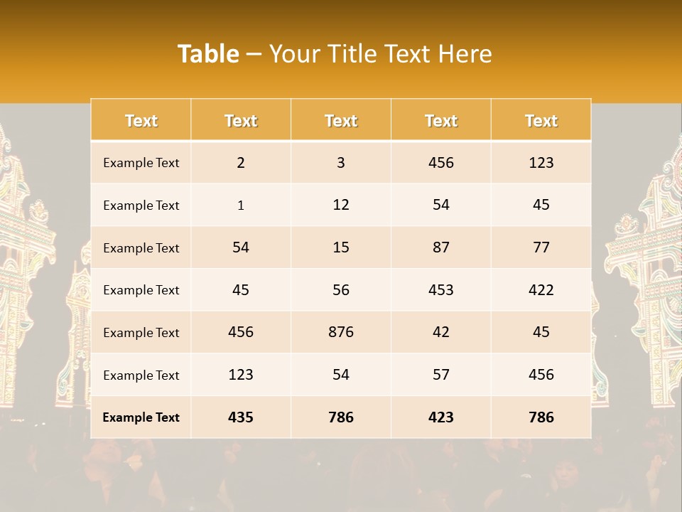 Art Festival Of Lights Location PowerPoint Template