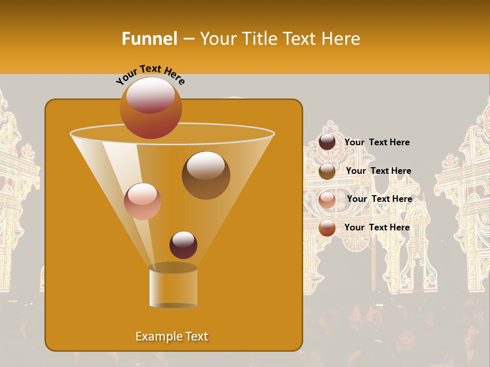 Art Festival Of Lights Location PowerPoint Template